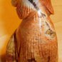 MINIATURE MARBLE CARVED WOLF FIGURINE