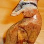 MINIATURE MARBLE CARVED WOLF FIGURINE