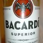 COLLECTIBLE EMPTY BOTTLE BACARDI SUPERIOR PUERTO RICO