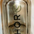 COLLECTIBLE EMPTY RIBBED GLASS BOTTLE KHORTYTSA PLATINUM VODKA UKRAINE