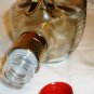 COLLECTIBLE EMPTY RIBBED GLASS BOTTLE KHORTYTSA PLATINUM VODKA UKRAINE