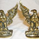 STUNNING VINTAGE CAST BRONZE BOOKENDS DOOR STOPPER FLYING EAGLE ENGLAND