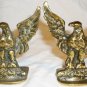 STUNNING VINTAGE CAST BRONZE BOOKENDS DOOR STOPPER FLYING EAGLE ENGLAND