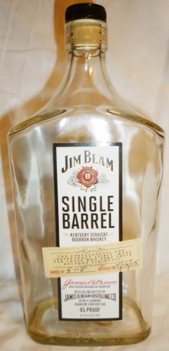 JIM BEAM SINGLE BARREL WHISKY EMPTY BOTTLE