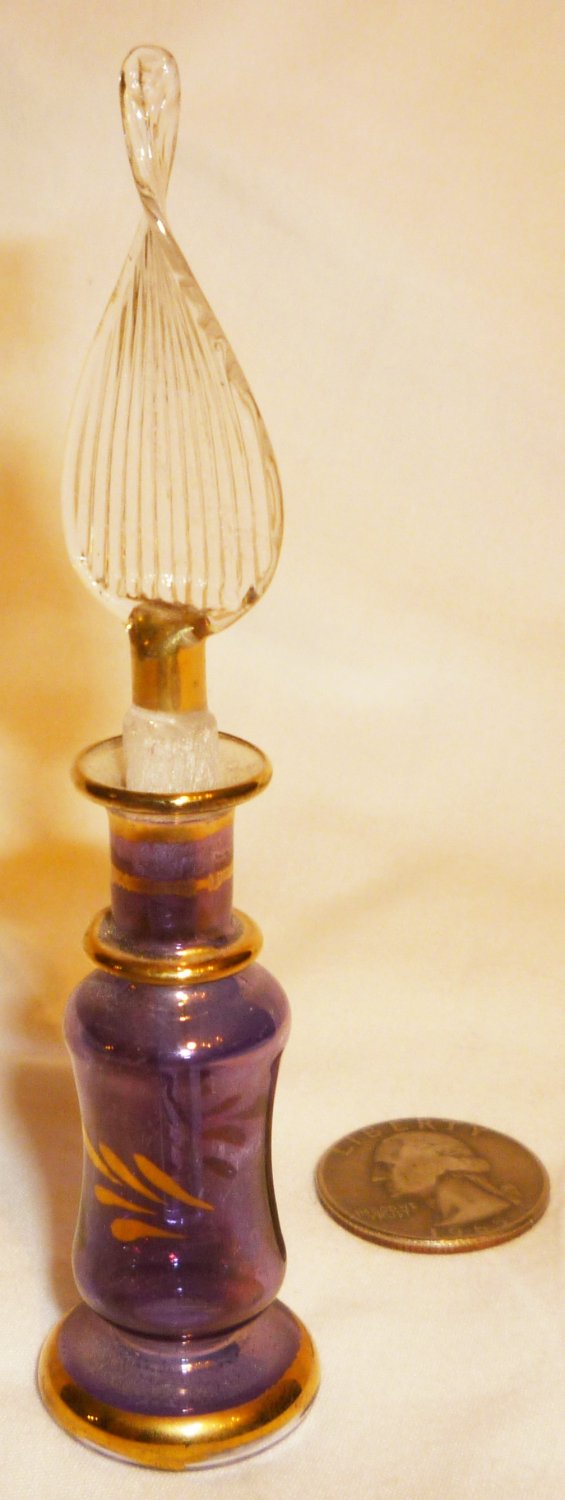ART STUDIO GLASS MINIATURE PERFUME BOTTLE
