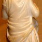 VINTAGE ALABASTER G. RUGGERI HORNED MOSES FIGURINE ITALY