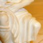 VINTAGE ALABASTER G. RUGGERI HORNED MOSES FIGURINE ITALY