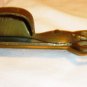 ANTIQUE SOLID BRASS SCISSORS CANDLE WICK TRIMMER SNUFFER