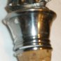 VINTAGE ANTIQUE SILVER BOTTLE STOPPER FIGURINE SAILBOAT GERMANY