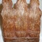 THREE WISE MONKEY HEAR SEE SPEAK NO EVIL CARVED FIGURINE
