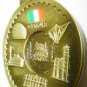 TRAVEL MEMORABILIA GENOA ITALY SOUVENIR REFRIGERATOR MAGNET BOTTLE OPENER BRONZE