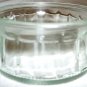 CUSTARD CREAM BRULEE CUPS CLEAR PANEL GLASS RAMEKINS SET OF 6