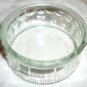 CUSTARD CREAM BRULEE CUPS CLEAR PANEL GLASS RAMEKINS SET OF 6