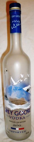 COLLECTIBLE EMPTY BOTTLE GREY GOOSE VODKA