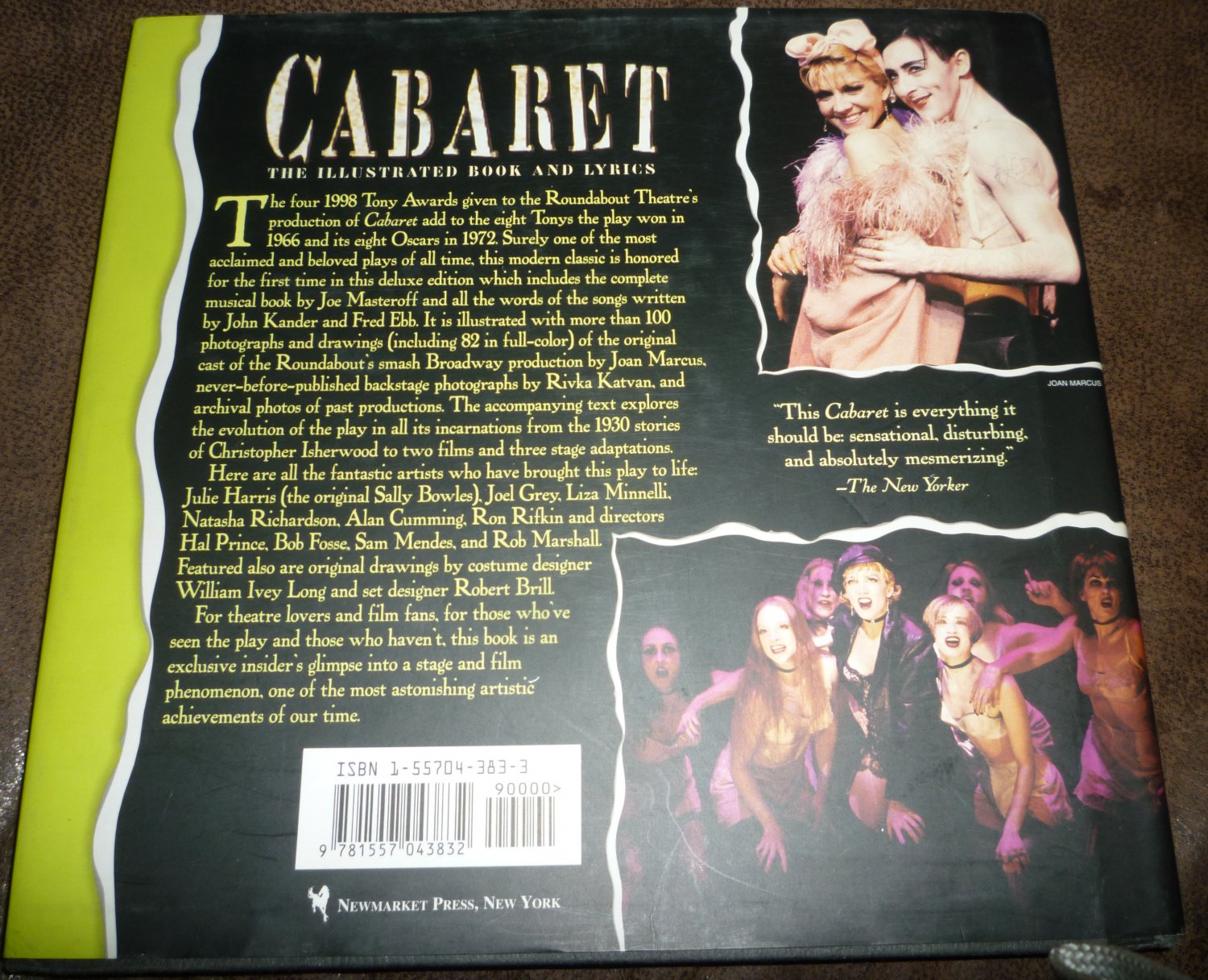 CABARET THE ILLUSTRATED BOOK AND LYRICS