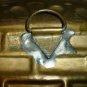 VINTAGE LOMBARD ENGLAND EMBOSSED OVERSIZED PLATE WALL HANGING 24.5"