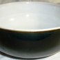 DENBY ENGLAND FREEZER MICROWAVE OVEN DISHWASHER SAFE CEREAL SOUP BOWL BLACK WHT