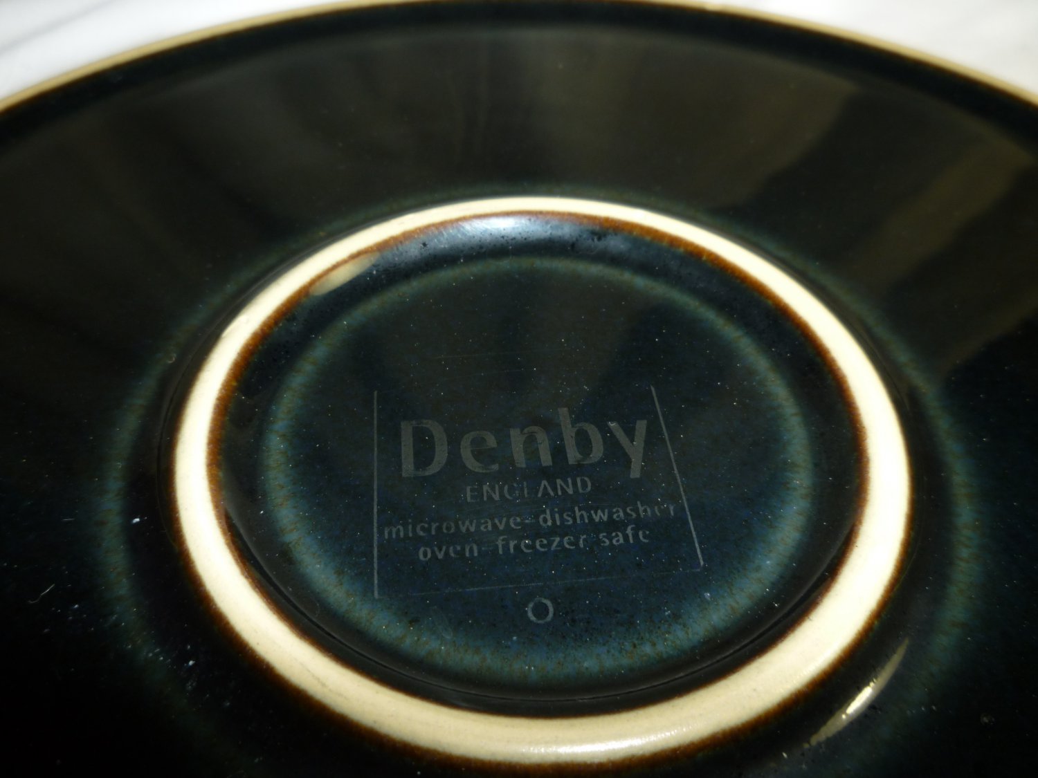 DENBY ENGLAND FREEZER MICROWAVE OVEN DISHWASHER SAFE 9" LUNCH PLATE