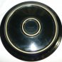 DENBY ENGLAND FREEZER MICROWAVE OVEN DISHWASHER SAFE 10.5 DINNER PLATE BLACK WHT