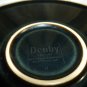 DENBY ENGLAND FREEZER MICROWAVE OVEN DISHWASHER SAFE 10.5 DINNER PLATE BLACK WHT