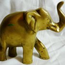 SOLID BRASS MINIATURE FIGURINE ELEPHANT