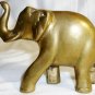 SOLID BRASS MINIATURE FIGURINE ELEPHANT