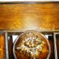 HOME DECOR FAUX ANTIQUE KITCHEN 3 TIN CANISTERS ON A DISPLAY STAND