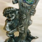 THE FANTASY OF CRYSTAL SCARFIBBET THE BOGART PEWTER & SWAROVSKI CHESS PIECE PAWN