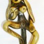 UNIQUE COLLECTIBLE TOBACCO SMOKING PIPE EROTIC NUDE WOMAN GEMSTONE