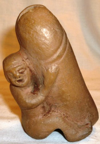 UNIQUE #5 MOCHE EROTIC MACHU PERU POTTERY HUACO REPLICA FIGURINE