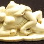 VINTAGE #1 JAPANESE POTTERY NETSUKE SHUNGA MINIATURE Figurine