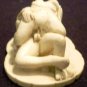 VINTAGE #1 JAPANESE POTTERY NETSUKE SHUNGA MINIATURE Figurine