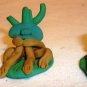 SET OF 3 EROTIC MINIATURE FIGURINES MEXICO