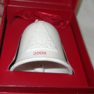HALLMARK 2008 CHRISTMAS PORCELAIN BISQUE DECORATIVE BELL HALLMARK 2008 CHRISTMAS PORCELAIN BISQUE DECORATIVE BELL