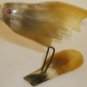 BEAUTIFUL HORN CARVING FIGURINE BIRD 64