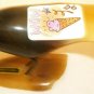BEAUTIFUL HORN CARVING FIGURINE BIRD 66