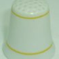 VINTAGE PORCELAIN THIMBLE BAMBOO DESIGN COLLECTIBLE