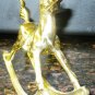 VINTAGE SOLID BRASS ROCKING HORSE COLLECTIBLE KIDS ROOM DECOR