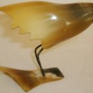 BEAUTIFUL HORN CARVING FIGURINE BIRD 61
