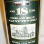 COLLECTIBLE EMPTY BOTTLE HIGHLAND SINGLE MALT WHISKEY IRELAND