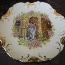 VINTAGE DECORATIVE RELIGIOUS PLATE JESUS MADE IN JAPAN 18K GOLD