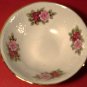 VINTAGE PORCELAIN CZECH BOHEMIAN BERNADOTTE DESERT CRANBERRY BOWL ROSES