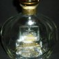 CLAUDE CHATELIER EMPTY COGNAC BOTTLE DECANTER CLEAR GLASS COLLECTIBLE