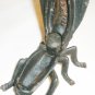 VINTAGE CAST IRON HINGED FLY TRINKET BOX HIDDEN KEY BOX IRON ART UM281