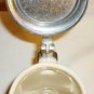 VINTAGE LIDDED STEIN HOPFEN UND MALZ GOTT ERHALT'S GERMANY CITIES HERALDIC