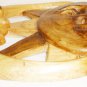 STUNNING CRESCENT MOON STARS & SUN MULTICOLOR WOOD CARVED PLAQUE