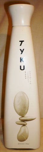 EMPTY JAPANESE SAKE TYKU JUNMAI TRIANGLE BOTTLE