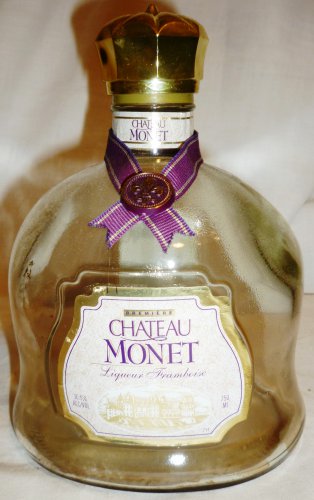 EMPTY PREMIERE CHATEAU MONET LIQUEUR FRAMBOISE BOTTLE