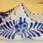 VINTAGE DELFTS BLUE HANDPAINTED CERAMIC CLOG ASHTRAY TRAVEL MEMORABILIA HOLLAND