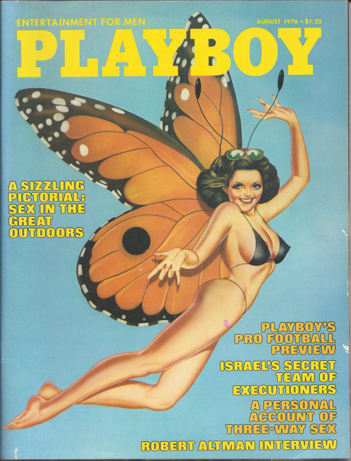 August 1976 Playboy Magazine -- Vintage 1970s Playboy Collectible